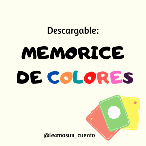 Memorice de colores