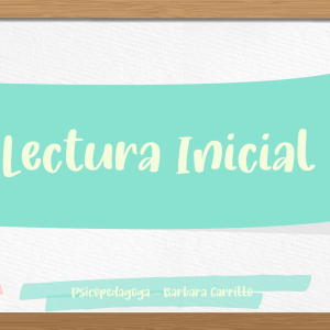 Lectura inicial