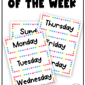 Days of the week
