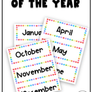 Months of the year