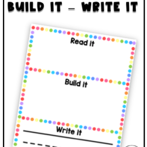 Read it - Build it - Write it