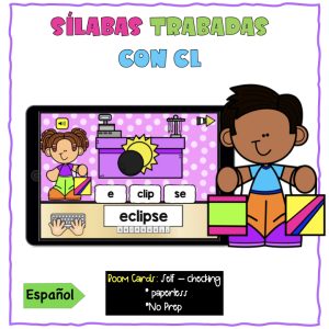 Sílabas Trabadas con CL.Recurso con audio.
