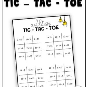 Addition Tic-Tac-Toe