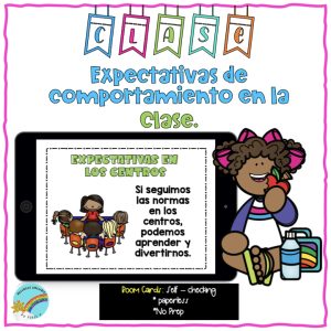 Boom Cards Interactivo de las Expectativas en la Clase