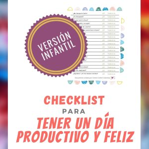 Checklist/listado para tener un día Productivo y Feliz