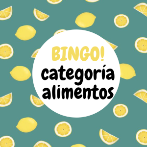 Bingo categoría alimentos