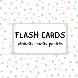 Flash cards alimentos