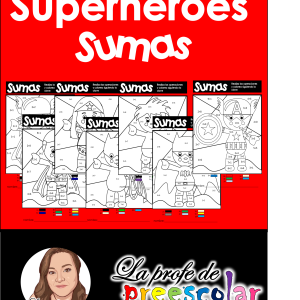sumas superhéroes
