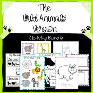 The Wild Animals' Version (Vocabulary Activities)