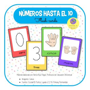 PACK FLASHCARDS NÚMEROS HASTA EL 10