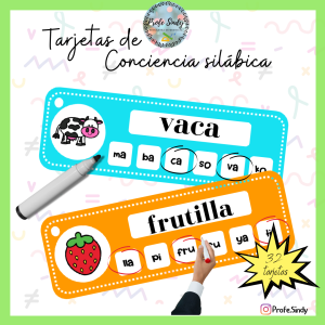 Tarjetas de Conciencia silábica
