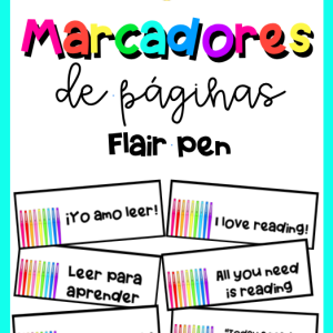 Marcadores de páginas "Flair Pens"