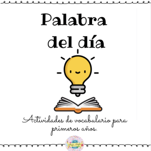 Palabra del día primeros años