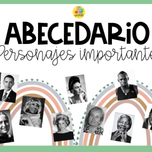 Pósters del abecedario de grandes personalidades del mundo BOHEMIA STYLE