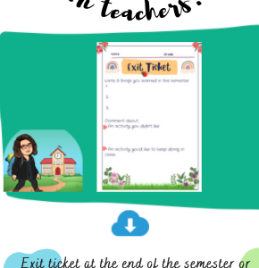 Exit ticket (evaluation)