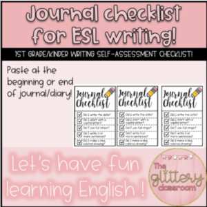 Journal Writing Checklist