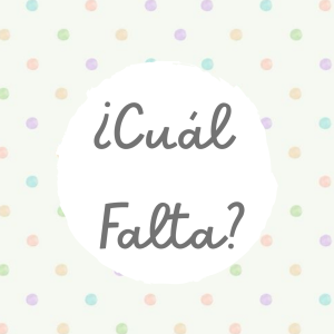 ¿Cuál falta?
