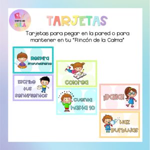 Tarjetas de estrategias para volver a la calma