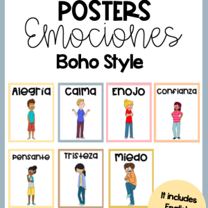 🧡 Pósters de las emociones 🧡