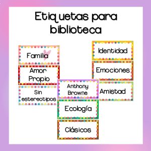 Etiquetas de biblioteca