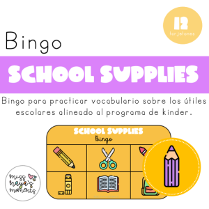 BINGO SCHOOL SUPPLIES