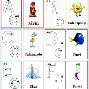 Flash cards abecedario