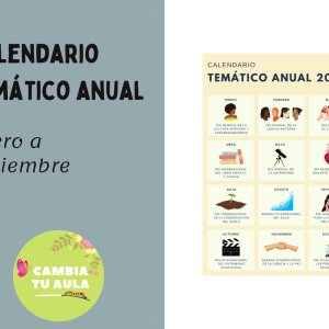 Lámina Calendario temático anual 2022