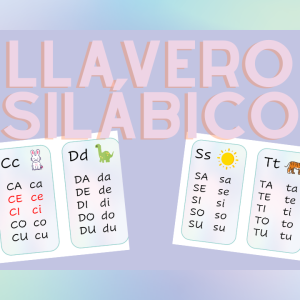 Llavero silábico ❤️📚