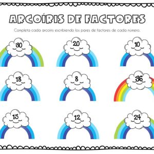 Arcoíris de factores