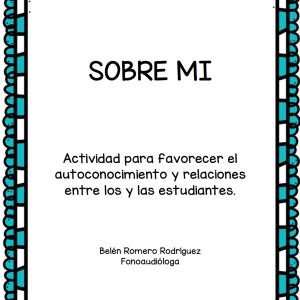 Actividades Autoconocimiento