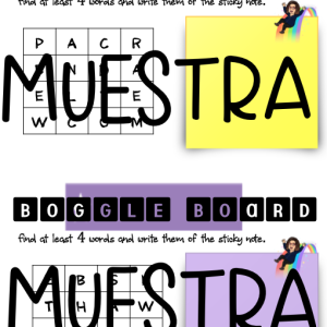 Boggle board