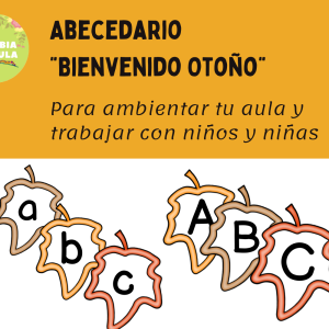 Abecedario "Bienvenido Otoño"