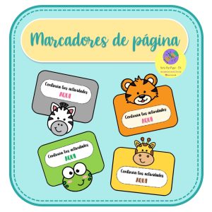 Continúa tus actividades aquí - MARCADORES DE PÁGINA