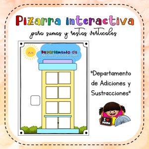 Pizarra interactiva para adiciones y sustracciones