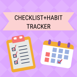 Habit Tracker + Checklist