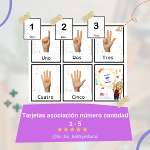 TARJETA DE CONTEO 1 - 5
