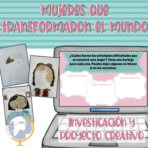 Proyecto Mujeres que transformaron el mundo