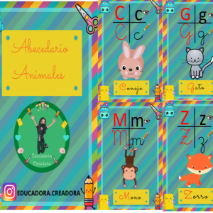 Poster Abecedario Animales