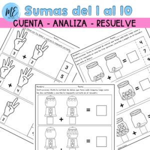 Sumas del 1 al 20