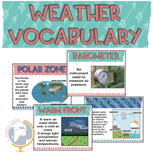 Weather vocabulary