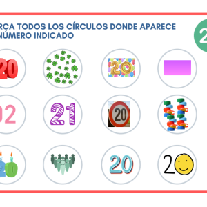 Seleccionar el número de 11 a 20