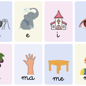 Tarjetas método fotosilábico