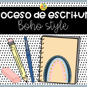 Pósters del proceso escritor BOHO STYLE 📝🧡
