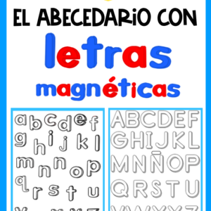 Identificar letras del abecedario con letras magnéticas