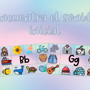 Encuentra el sonido inicial