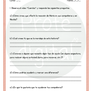Actividad video "Cuerdas"