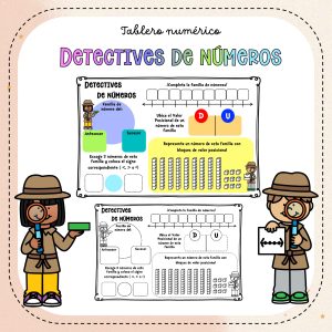 TABLERO NUMÉRICO (DETECTIVES DE NÚMEROS)