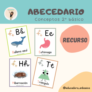 Abecedario - Conceptos 2° básico