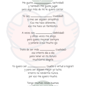 Poema "¡Así soy yo!"