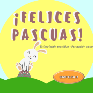 Actividades cognitivas conejo de pascua